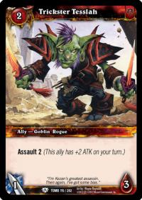 warcraft tcg tomb of the forgotten trickster tesslah