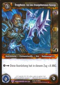 warcraft tcg worldbreaker foreign troggbane axe of the frostbane king german