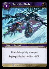 warcraft tcg icecrown citadel turn the blade alternate art