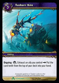 warcraft tcg scourgewar tuskarr kite