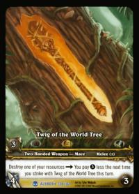 warcraft tcg archives twig of the world tree ea foil