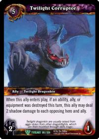 warcraft tcg twilight of the dragons twilight corruptor