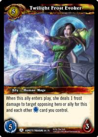 warcraft tcg battle of aspects twilight frost evoker