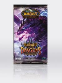 warcraft tcg warcraft sealed product twilight of the dragons booster pack