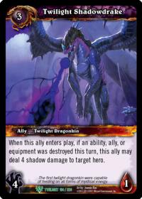 warcraft tcg twilight of the dragons twilight shadowdrake