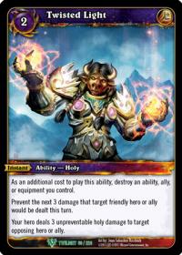 warcraft tcg twilight of the dragons twisted light