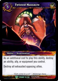 warcraft tcg twilight of the dragons twisted massacre