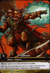 warcraft tcg extended art typhoon ea