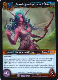 warcraft tcg crown of the heavens foreign tyrande high priestess of elune french