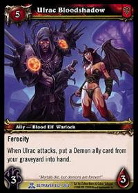 warcraft tcg servants of betrayer ulrac bloodshadow