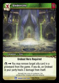 warcraft tcg fields of honor undercity