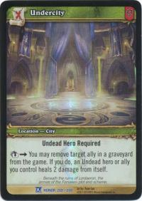 warcraft tcg foil and promo cards undercity foil