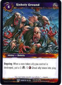 warcraft tcg class decks 2011 spring unholy ground cd