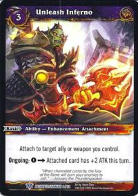 warcraft tcg class deck 2013 spring unleash inferno cd