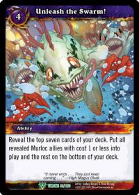 warcraft tcg foil and promo cards unleash the swarm foil