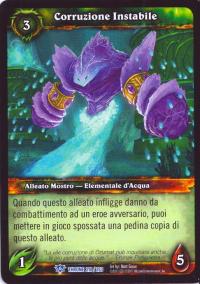 warcraft tcg throne of the tides italian unstable corruption italian