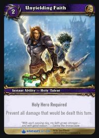 warcraft tcg wrathgate unyielding faith