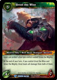 warcraft tcg war of the ancients ursol the wise