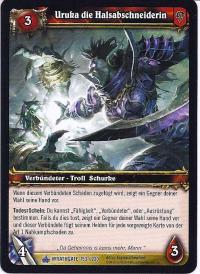 warcraft tcg wrathgate uruka the cutthroat german