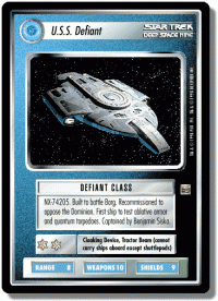 star trek 1e reflections 1 u s s defiant foil