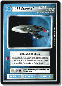 star trek 1e reflections 1 u s s enterprise c foil