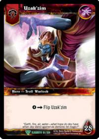 warcraft tcg war of the elements uzak zim