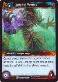 warcraft tcg throne of the tides italian valak the vortex italian