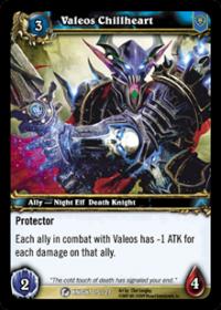 warcraft tcg death knight starter valeos chillheart