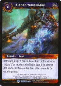 warcraft tcg crown of the heavens foreign vampiric siphon french