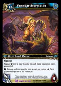 warcraft tcg fields of honor vanndar stormpike