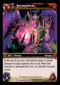 warcraft tcg archives varimathras foil