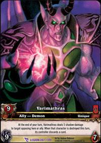 warcraft tcg extended art varimathras ea