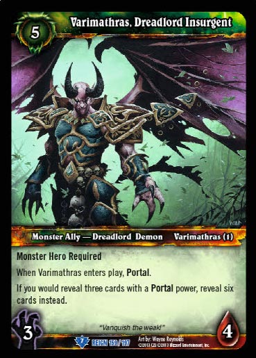 Varimathras, Dreadlord Insurgent