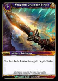 warcraft tcg war of the elements vengeful crusader strike