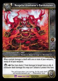 warcraft tcg fields of honor vengeful gladiator s earthshaker