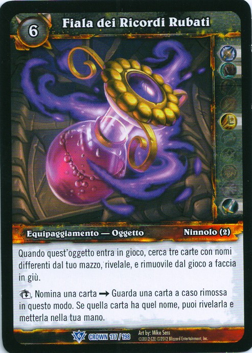 Vial of Stolen Memories (Italian)