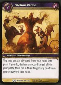 warcraft tcg the hunt for illidan vicious circle