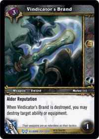 warcraft tcg the hunt for illidan vindicator s brand