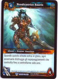 warcraft tcg throne of the tides italian vindicator saaris italian