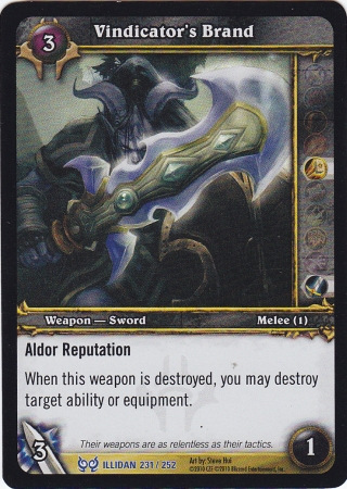 Vindicator's Brand (FOIL)