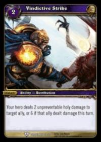 warcraft tcg icecrown citadel vindictive strike alternate art