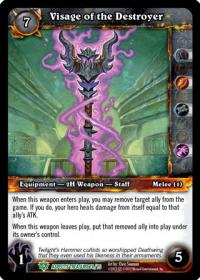 warcraft tcg battle of aspects visage of the destroyer