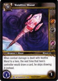 warcraft tcg archives voidfire wand foil
