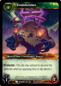 warcraft tcg betrayal of the guardian voidshrieker