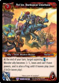 warcraft tcg throne of the tides vol jin darkspear chieftain