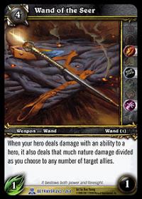 warcraft tcg servants of betrayer wand of the seer