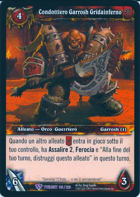 Warchief Garrosh Hellscream (Italian)