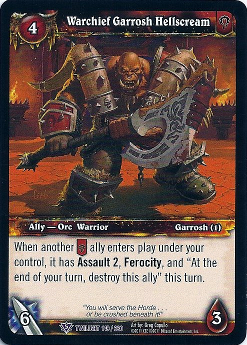 Warchief Garrosh Hellscream (FOIL)