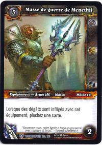 warcraft tcg worldbreaker foreign warmace of menethil french