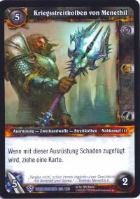 warcraft tcg worldbreaker foreign warmace of menethil german